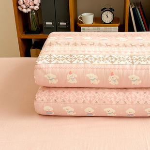 全棉双层纱围巾狗学生单人被套纯棉双人被罩180×200cm亲肤四季用