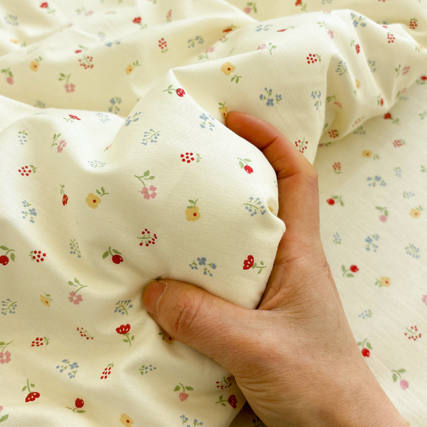 奶油小花加厚100%全棉床单单件学生宿舍单人纯棉被罩可配三四件套,床上用品,床单,淘宝优惠券,粉丝福利购,淘宝优惠卷