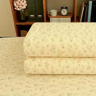 樱草花全棉加厚被套单件150X200X230单双人学生宿舍纯棉被罩