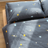 流浪 地球梦幻卡通风全棉枕套纯棉单只大号家用枕头芯外皮可定制