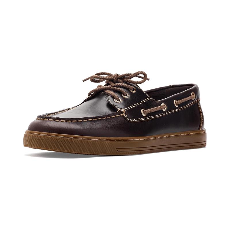 海外代购SPERRY男士时尚休闲鞋记忆棉垫定制贴合圆头系带