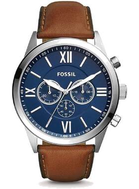 海外代购Fossil/化石男士手表欧美腕表计时码表精准走时皮带