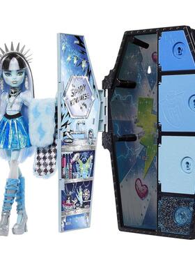 代购Monster High娃娃拼装益智塑料精致桌面展示模型爆款哥特