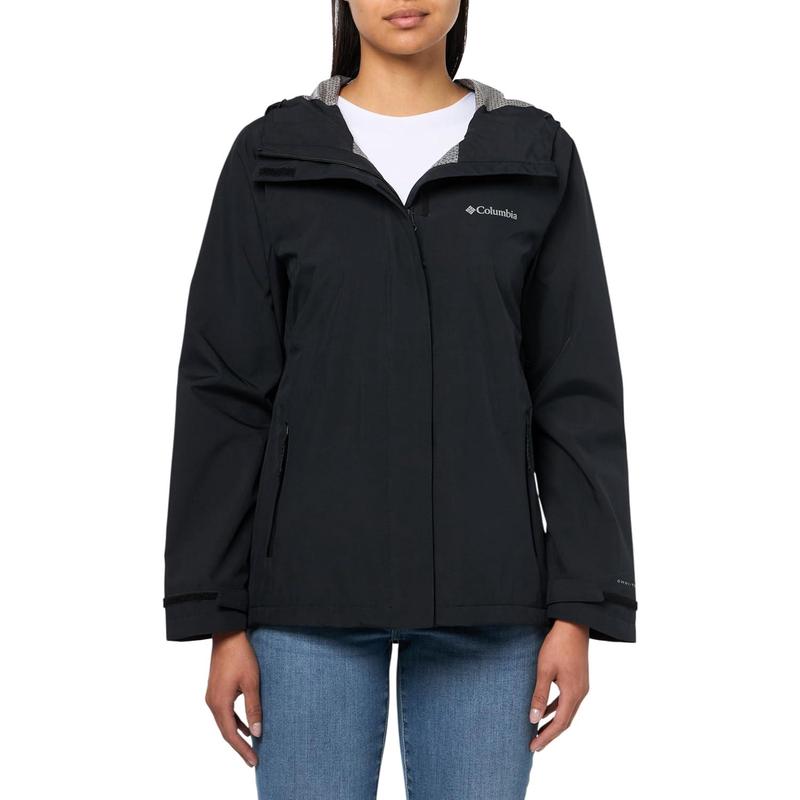 代购Columbia哥伦比亚女士冲锋衣防水防风保暖户外外套连帽长袖