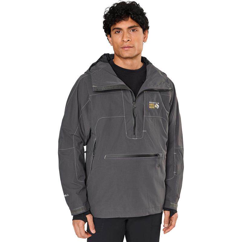 海外代购Mountain hardwear/山浩男士冲锋衣防风保暖套头式