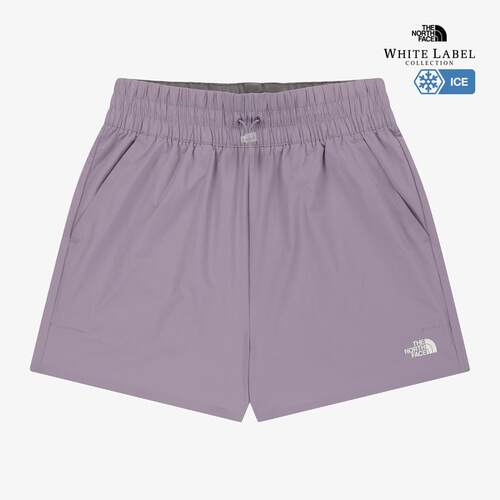 日本代购THE NORTH FACE/北面女士运动中长裤／短裤凉感透气