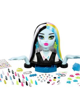 代购Monster High娃娃拼装装扮塑料多彩桌面展示玩具爆款卡通