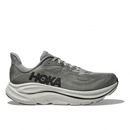 代购Hoka OneOne男士跑鞋轻量缓震透气设计稳定支撑缓震跑鞋灰色