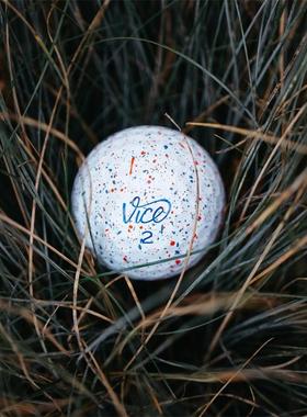 Vice Golf高尔夫球PRO红蓝泼墨限量版三层高尔夫球高级球美国代购