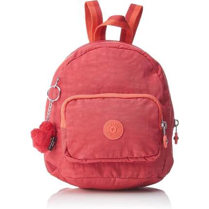 代购Kipling背包女双肩包前置拉链口袋金属挂饰可调节肩带