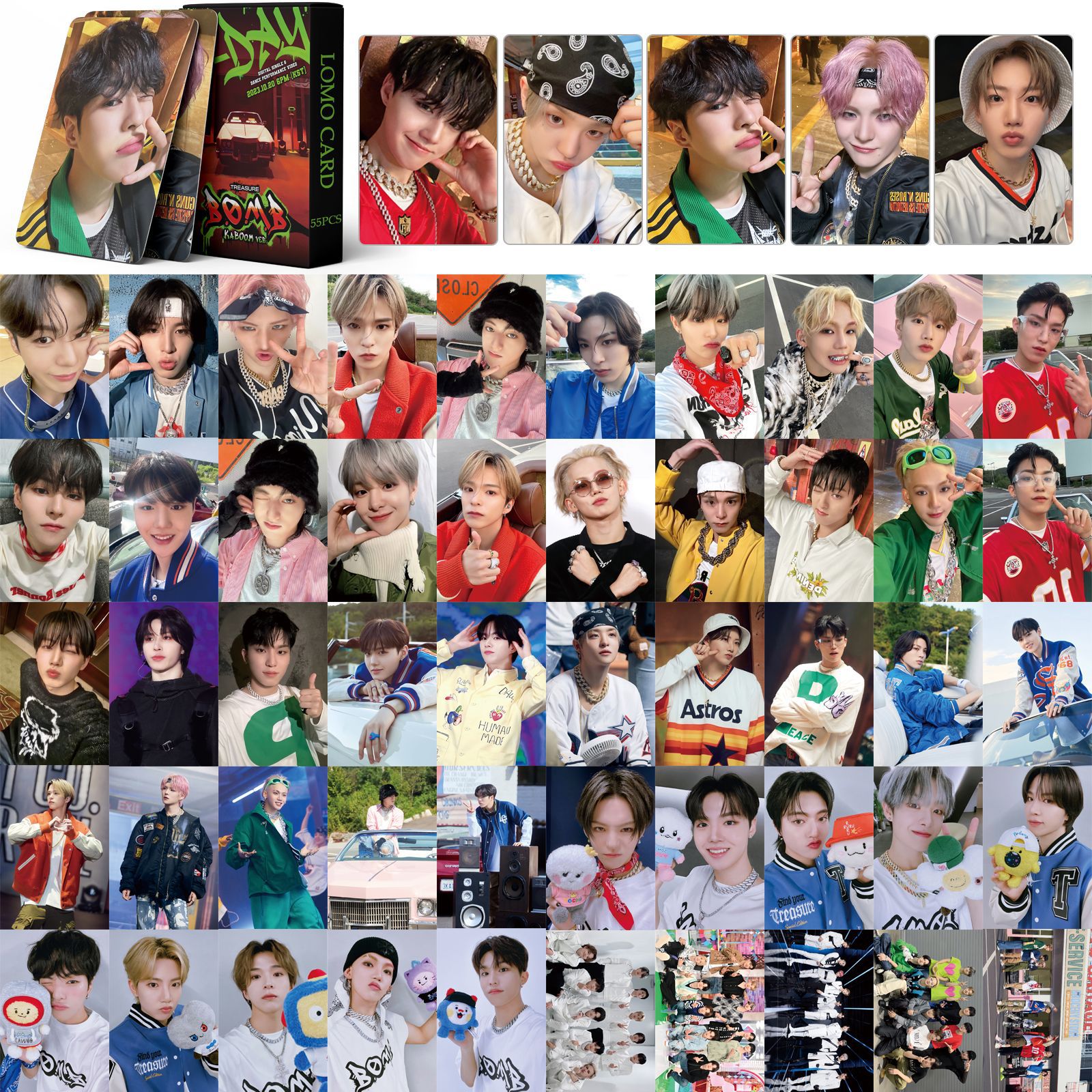 treasure宝石盒周边小卡B.O.M.B照片卡崔玹硕朴志金本芳典应援