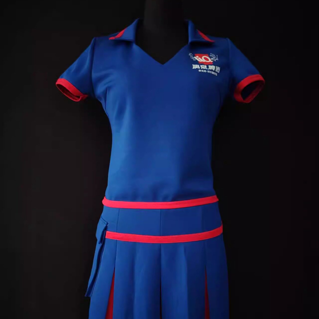 夏季推销服装快消品业务员工衣糖酒会销售工作服酒水妹工服厂家