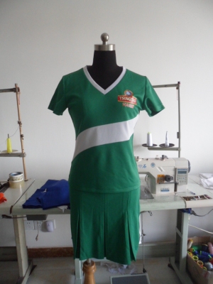 促销员工作服定制超市啤酒牛奶服