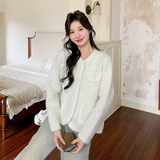 新款【现货秋款】小外套小香风马海毛199-26059-P125-控188，女装短外套，浙宝199