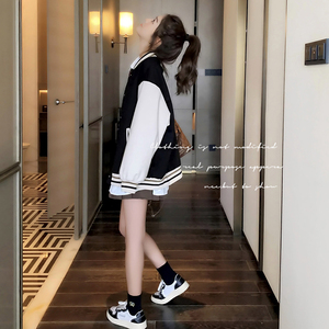 韩版宽松棒球服女2025春季新款高级感炸街时尚洋气流行休闲短外套图片