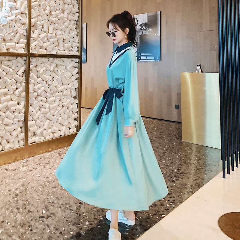 温柔风泡泡袖连衣裙女收腰显瘦2025初秋新款韩版法式森系别致长裙,女装连衣裙,浙宝199