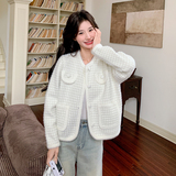 新款【现货秋款】小外套小香风马海毛199-26059-P125-控188，女装短外套，浙宝199
