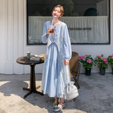 开春穿搭一整套镂空罩衫连衣裙女2025春季新款长袖叠穿，商品下架区，浙宝199