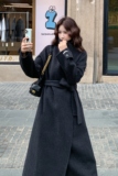 199-W25-P285-控398【档口现货】韩版双面羊绒宽松，女装毛呢外套，浙宝199