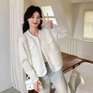 新款【现货秋款】小外套小香风马海毛199-26059-P125-控188图片