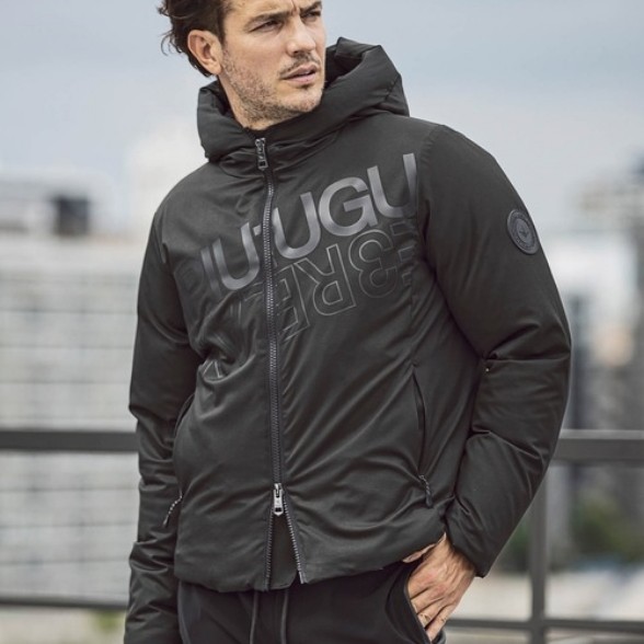 彬彬家~日本贵机能羽绒外套防水防寒羽绒服弹力修身羽绒夹克连帽