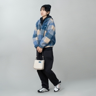 彬彬家~25北美山系羊羔绒外套略宽松格子夹克服休闲上衣秋冬