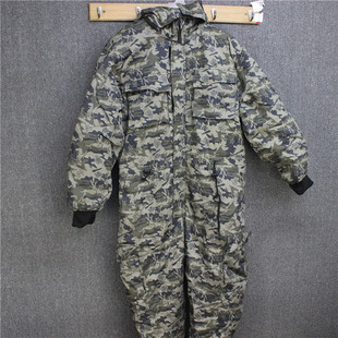 彬彬家~韩国单夹棉厚实连体服连帽外套保暖冬季连衣裤