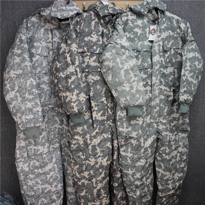 彬彬家~韩国版美茵迷彩连体服夹棉厚实连体衣连帽外套冬季连衣裤