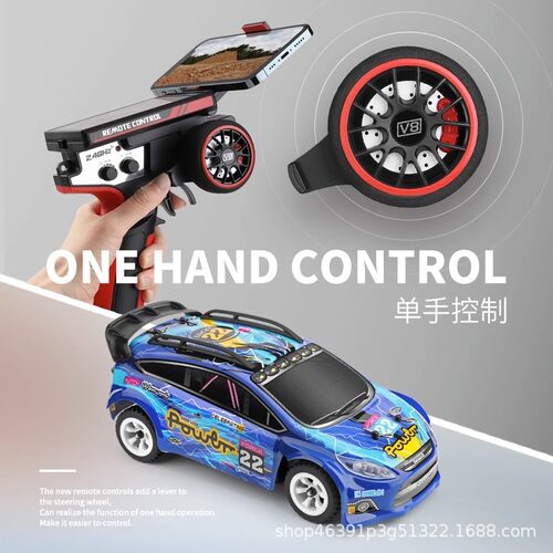 伟力284010遥控四驱竞速越野高速漂移蚊车1:28电动模型RC玩具K989