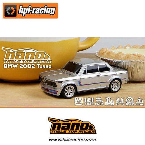 HPI Nano TTR仿真1/64 BMW宝马2002遥控电动玩具车161400 161401