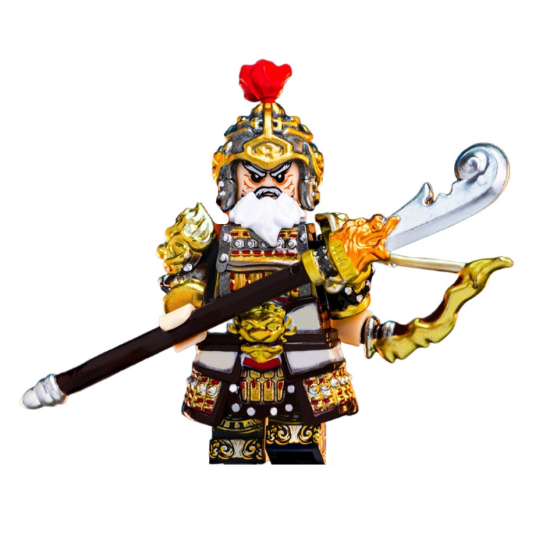 第三方人仔西楚蒙古骑兵积木全盔