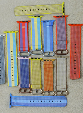 苹果原装尼龙编织表带 Apple Watch表带官方S4S5S678 尼龙扣式表