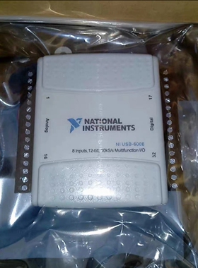 美国原装正品NI板卡NI USB-6008数据采集卡779051-01一手现货
