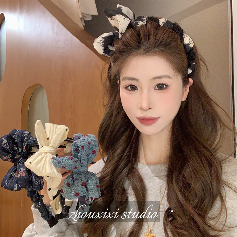 甜美优雅蝴蝶结齿梳发箍女