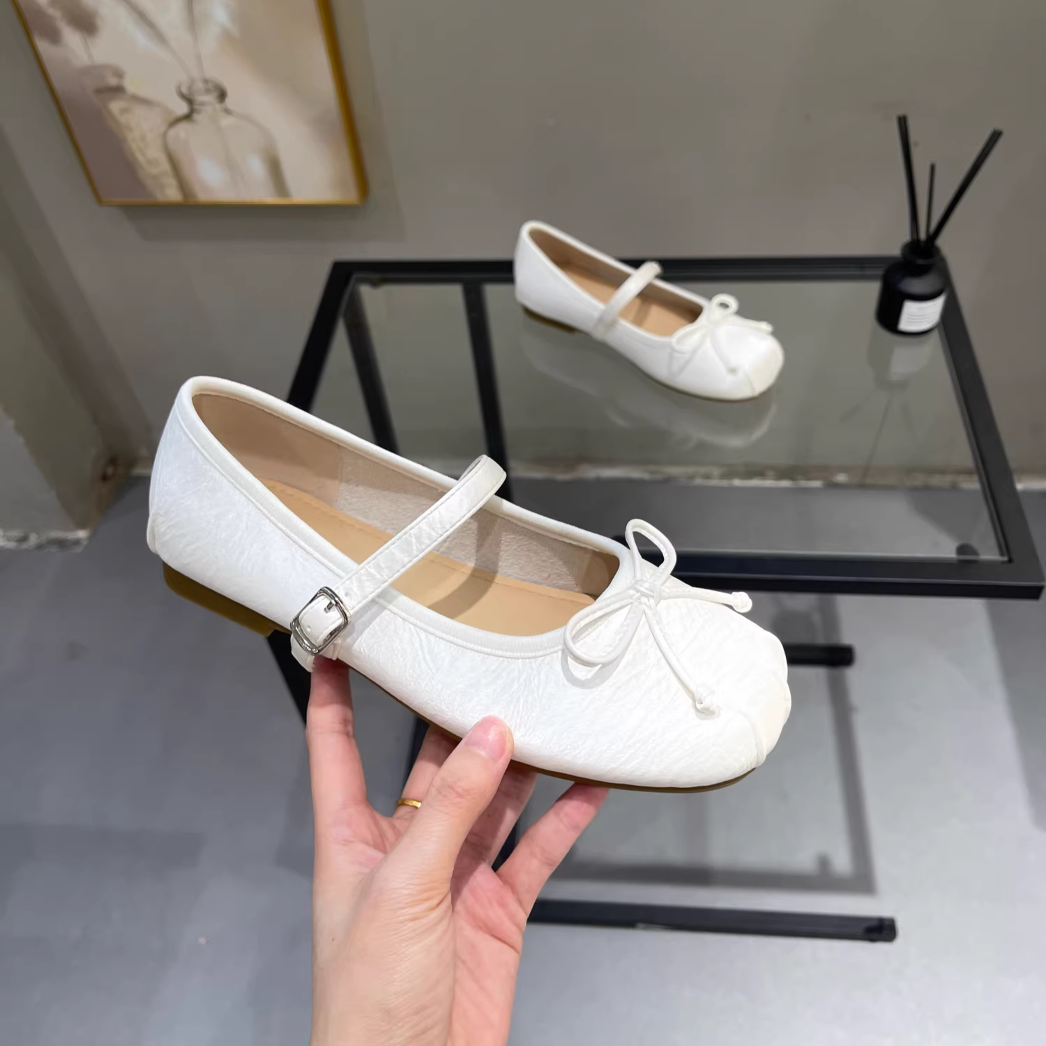 法式小香风配裙子玛丽珍鞋女2026夏季新款蝴蝶结浅口平底晚晚单鞋