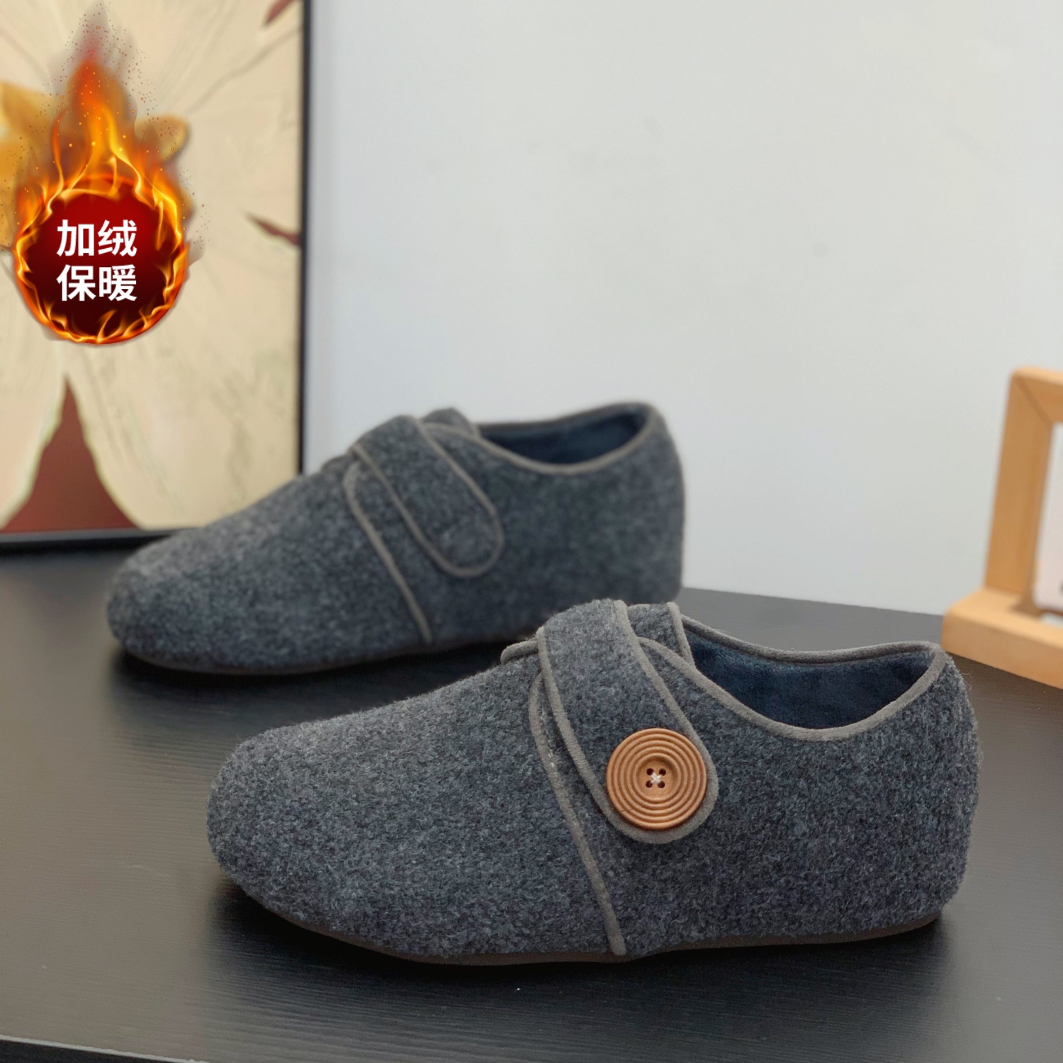 显脚小舒适通勤软面软底工作单鞋