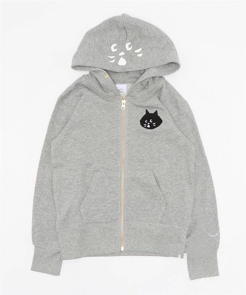thumbnail for Japanese 25 Surprise Cat Collaboration Autumn New Hooded Versatile Terry Jacket for men and women