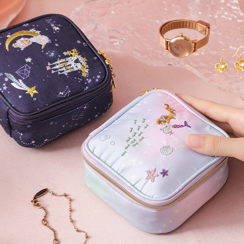 日系化妆包口红收纳包便携迷你小