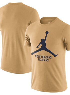 美国代购Jordan新奥尔良鹈鹕队T恤飞人大Logo短袖Pelicans