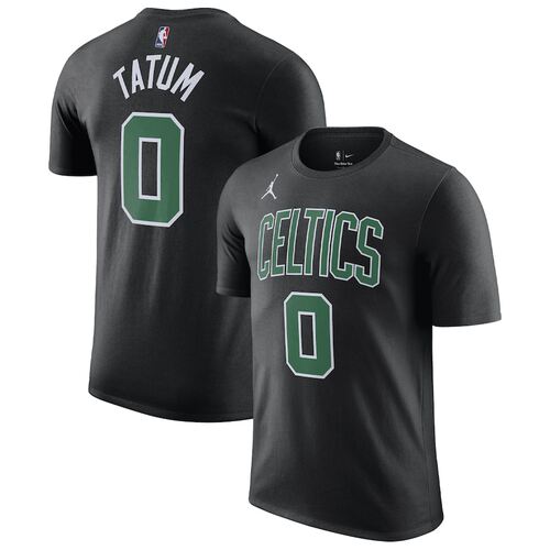 美国代购Jordan凯尔特人队塔图姆T恤球员短袖黑色Jayson Tatum