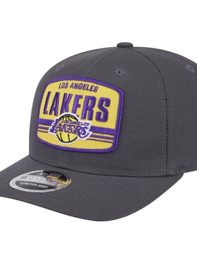 美国代购正品New Era洛杉矶湖人队棒球帽微弯帽子吸湿排汗Lakers