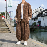 羊羔毛B加绒加厚双面保暖夹克树叶灯芯绒套装男TZ38-P203控238，男装T恤，电商A005