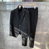 韩版 外套男士 潮流正装 结婚新郎时尚 英伦风修身 帅气西服套装 小西装