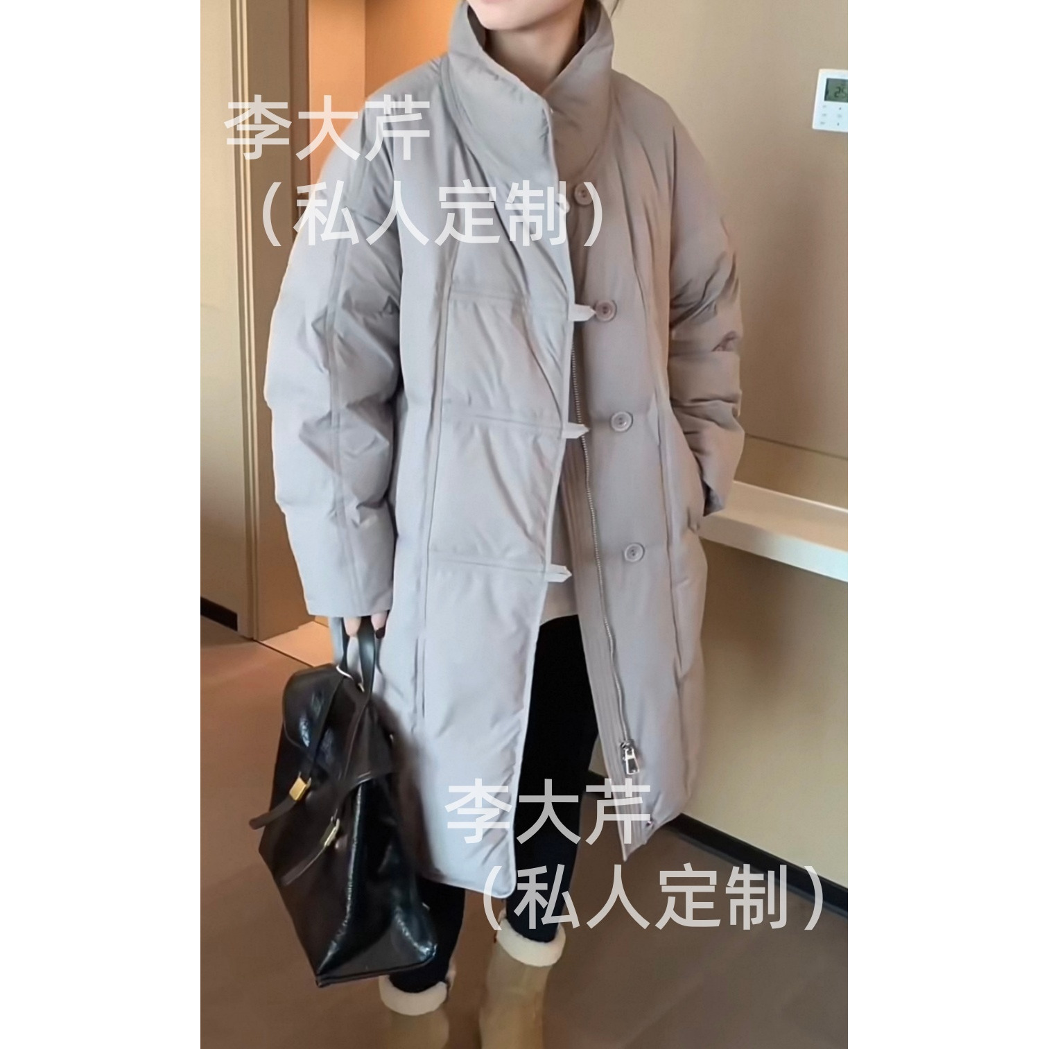 定制长款羽绒服时尚气质休闲外套