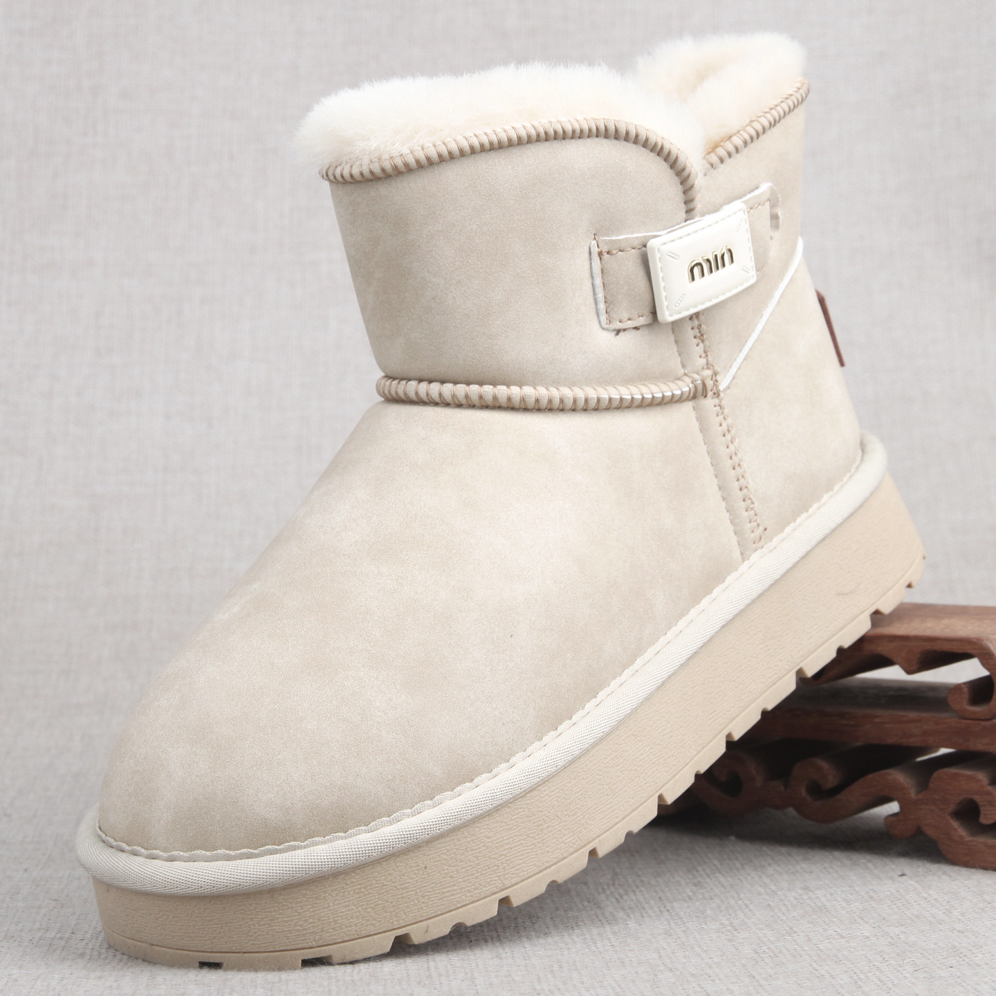 冬季时尚雪地靴加绒加厚防寒大棉靴老北京休闲短筒靴防滑保暖棉鞋,女鞋,时尚雪地靴,淘宝优惠券,粉丝福利购,淘宝优惠卷