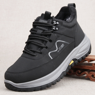 超轻软底中老年爸爸鞋 加厚保暖老北京户外休闲鞋 男棉鞋 25年冬季