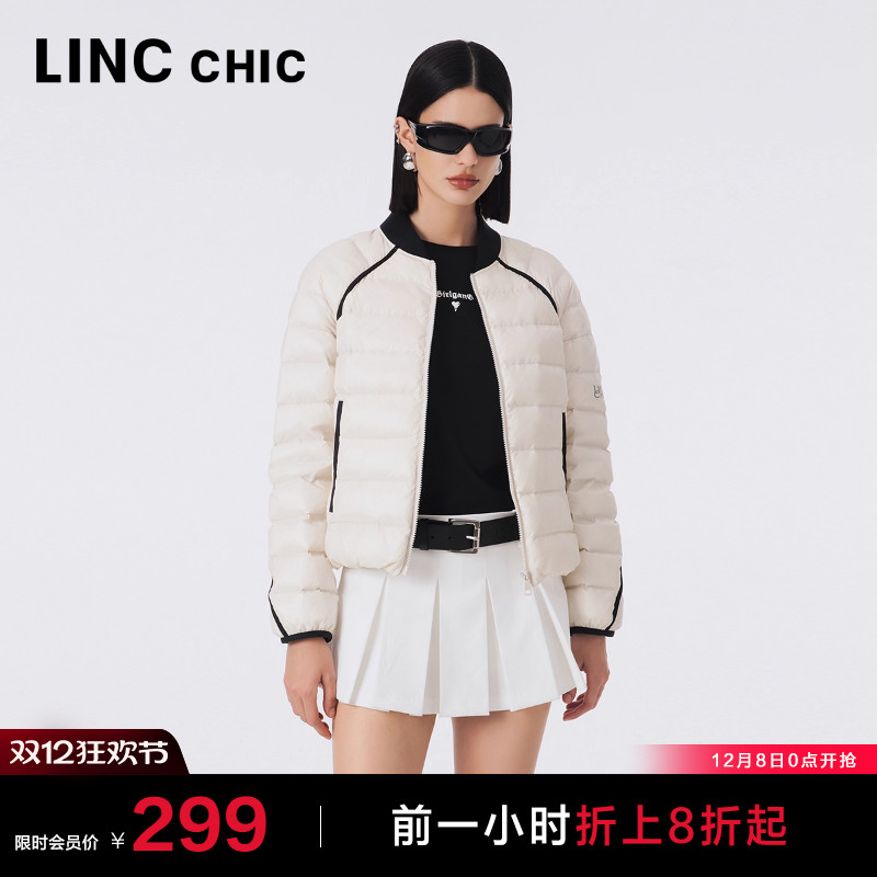 LINC机能感轻薄短款羽绒服