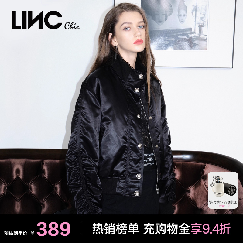 LINC立领短款轻薄羽绒服外套