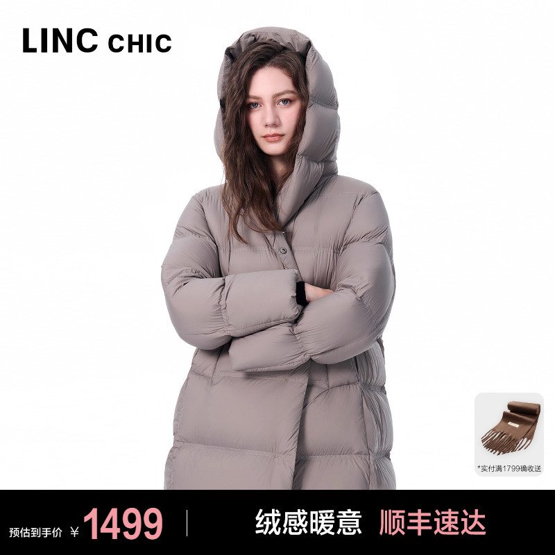 云朵泡芙围裹感无胆羽绒服