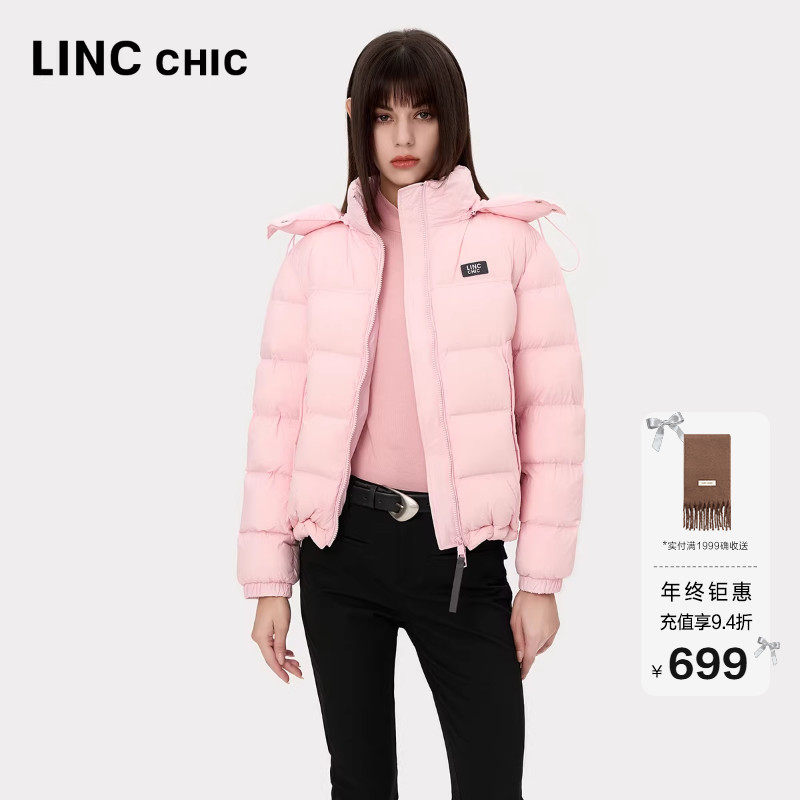 LINC多色短款超轻面包服